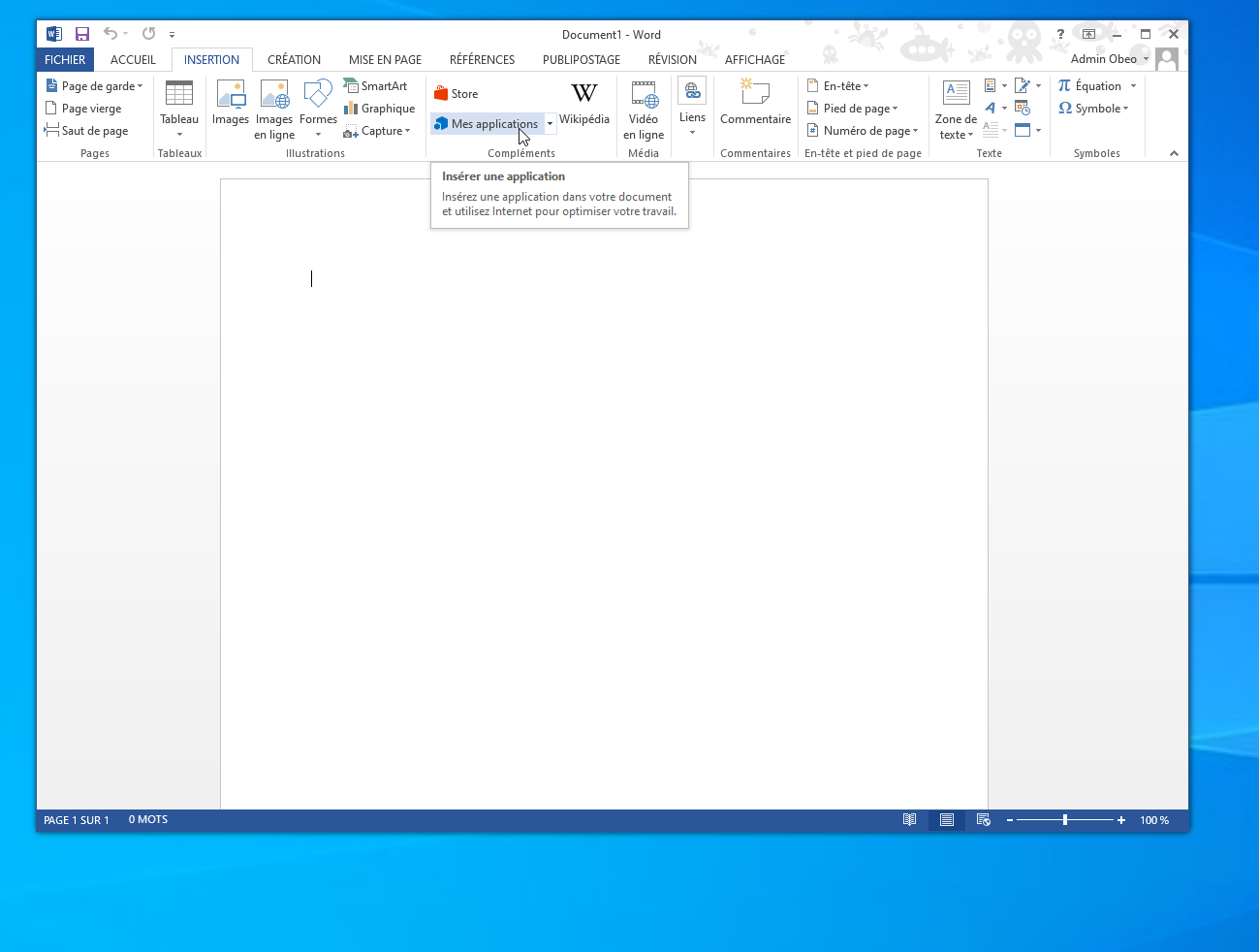 MS Word add-in.