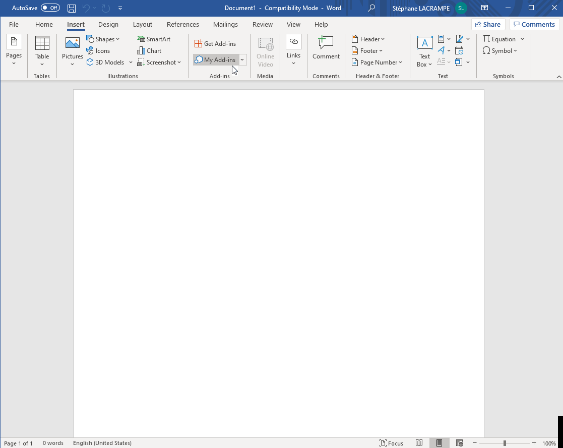 MS Word add-in.