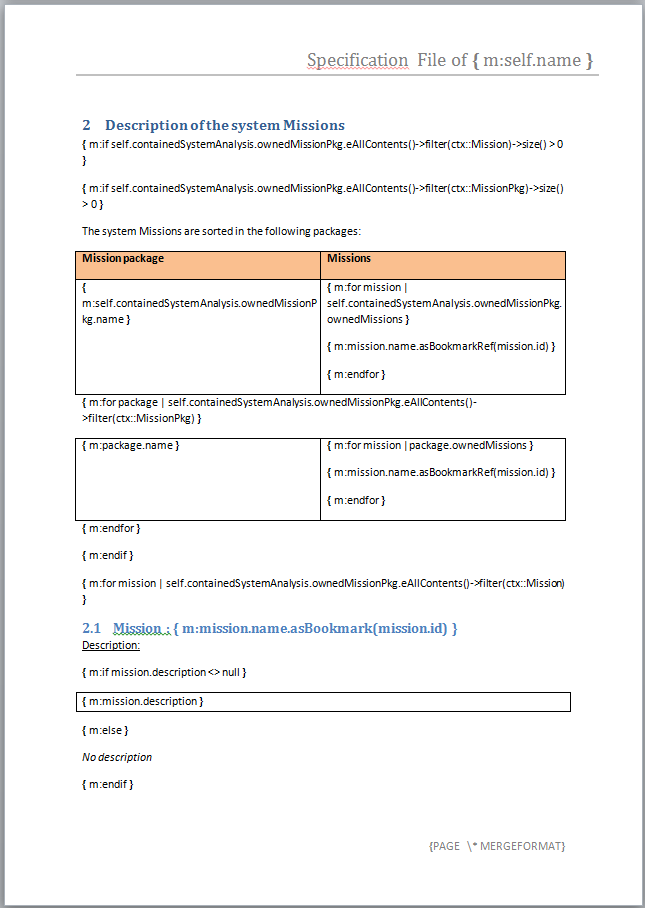 Formatting template. Formatting template