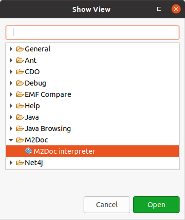 M2Doc Interpreter View. M2Doc Interpreter View.